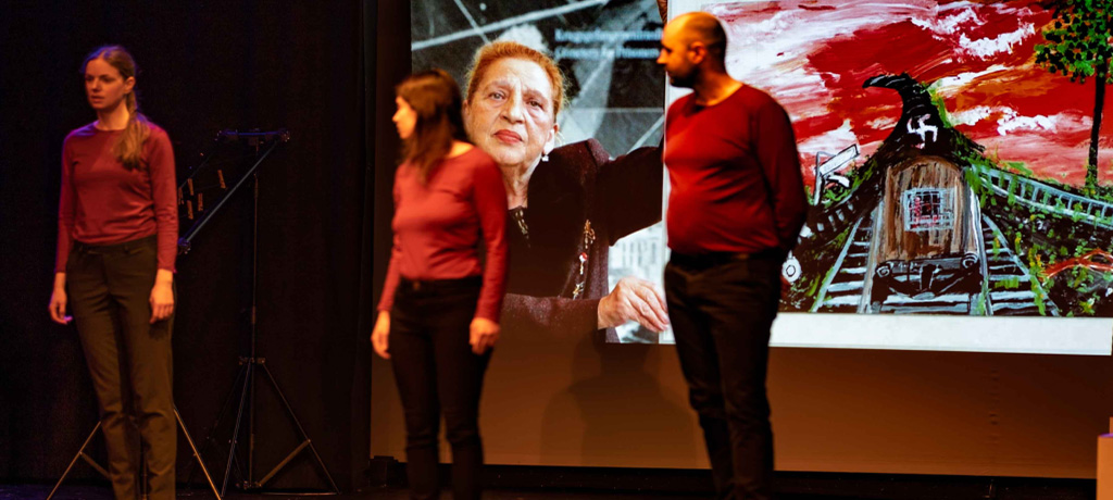 Theaterstück „Child Survivors“ und Podiumsdiskussion zur Erinnerungskultur anlässlich 80 Jahre Befreiung